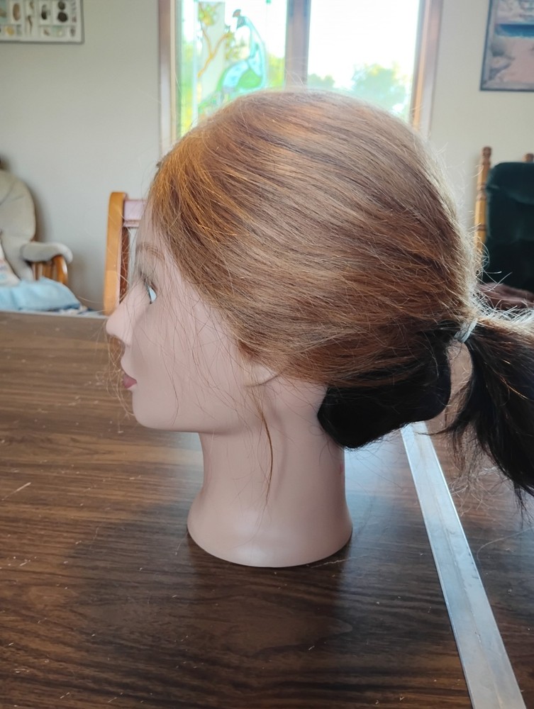 Marianna Mannequin Head Miss Ameri-Kin Cosmetology Real Hair