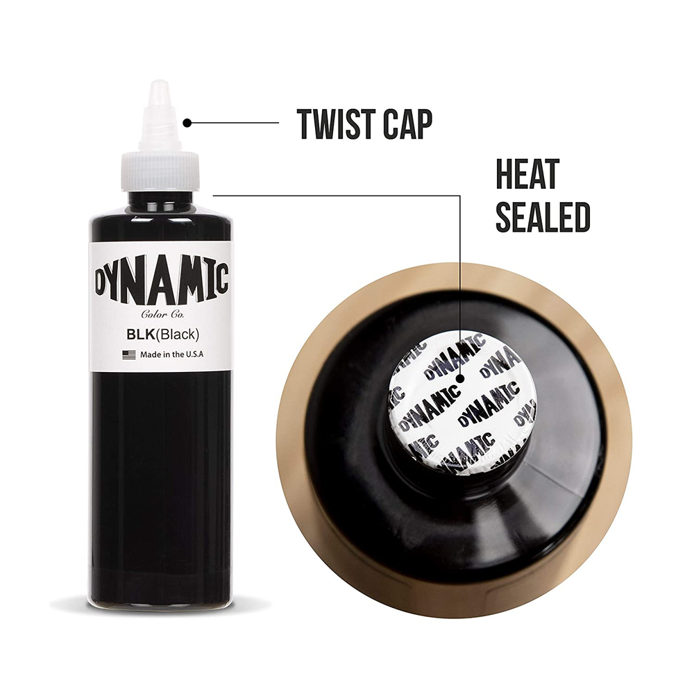 Dynamic Black Ink 8Oz Bottle