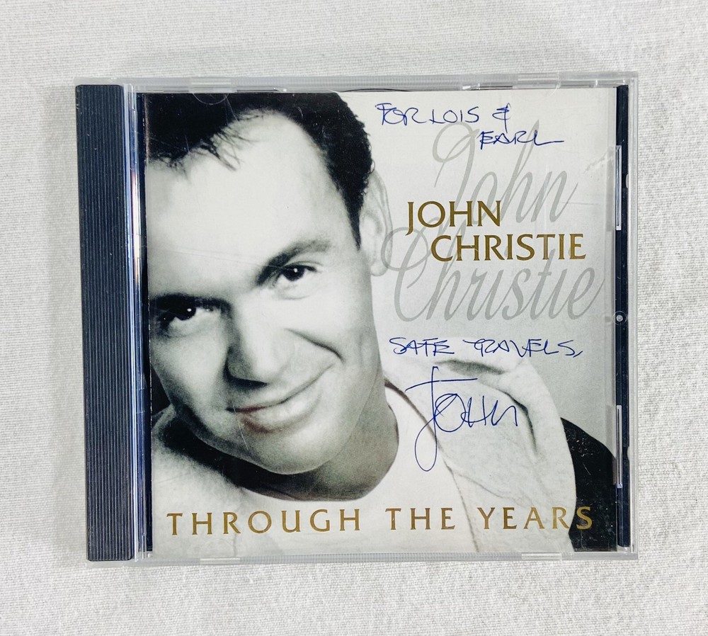 John Christie Through The Years SIGNED Autographed CD 2000