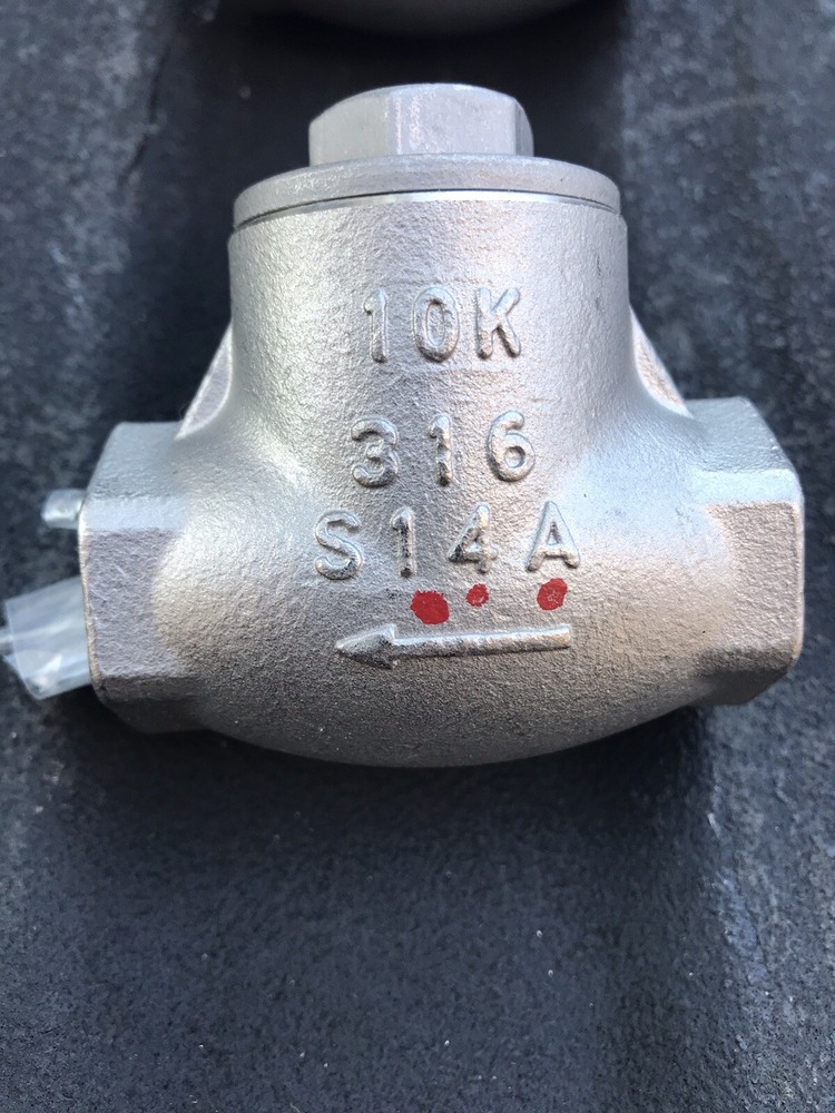 Kitz Stainless Threaded Check Valve 1/2” Npt 200
