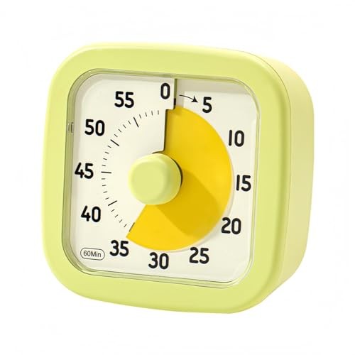 Visual Timer for Kids Timer Home - 60 Minute Kids Visual Timer Avocado Green