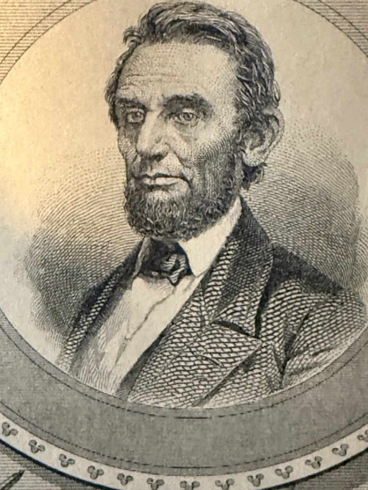 Civil War Blank Recognition Sheet 1860s