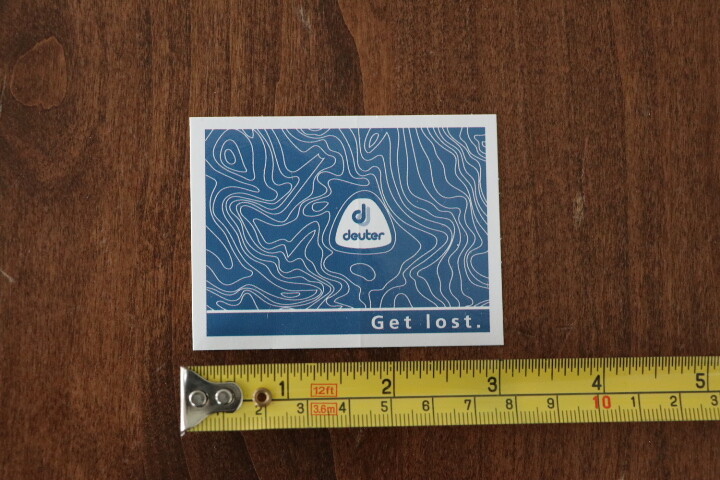 DEUTER Backpacks STICKER Decal NEW Get Lost