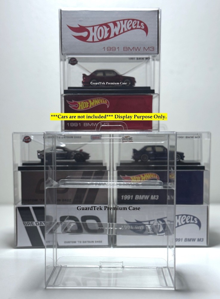 Guardtek Display Protector Case  for Hot Wheels RLC Acrylic Box (5 pcs)
