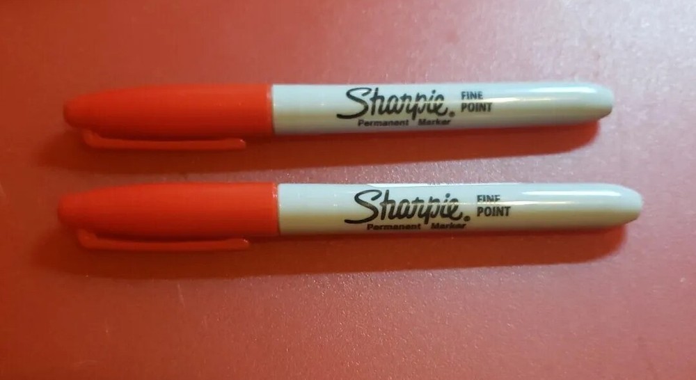 New! 25x RED Sharpies ~ Red Color FINE POINT PERMANENT MARKER Sharpie