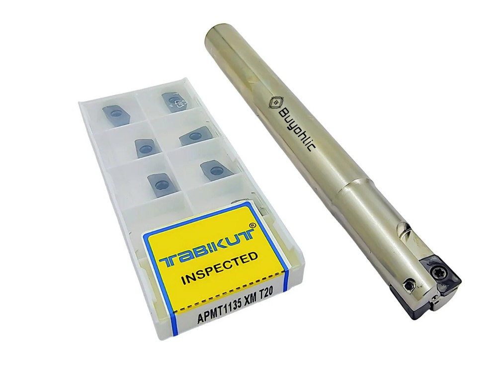 Indexable Insert Endmill 20MM II 2 Pocket II 10Pcs JDMT1003 Carbide Inserts Free
