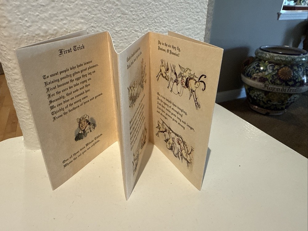 Vintage miniature R John Wright Max Moritz paper Book