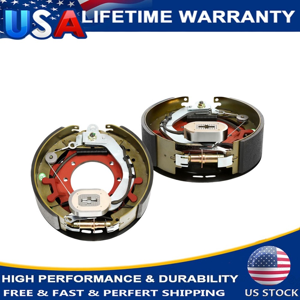 Four 12-1/4x3-3/8" 10K GD Electric Backing Plate 10000# Trailer Brake Fit Dexter