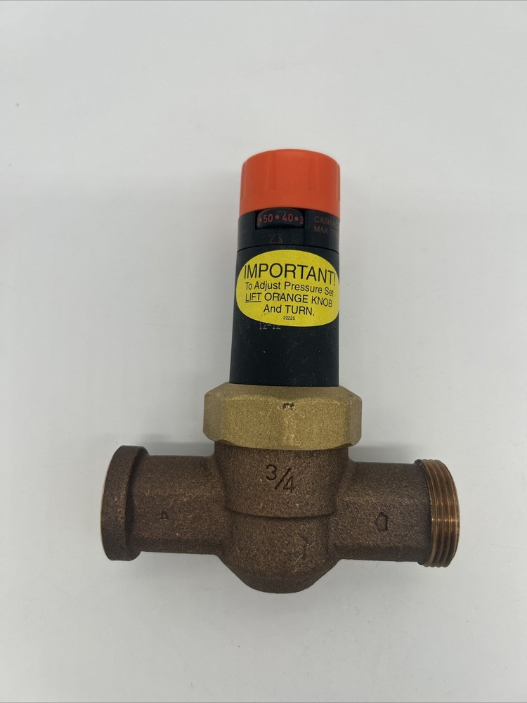 Cash Acme 23136-0045 Pressure Reducing Valve Assembly 3/4” EB25 Lead Free • NEW