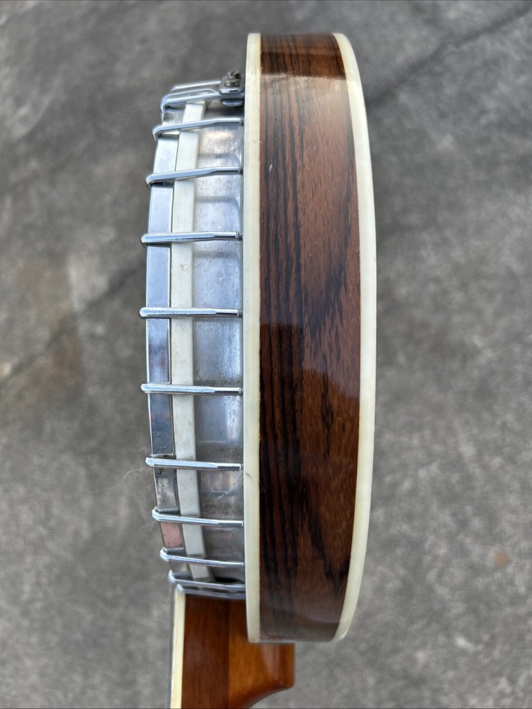 Vintage Conqueror 5 String Banjo+ 70s MIJ Playable Project Bluegrass