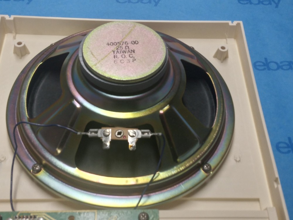 Nutone Scovill IS-408L 8" Inside Speaker 406 Intercom System Adobe White - NOS