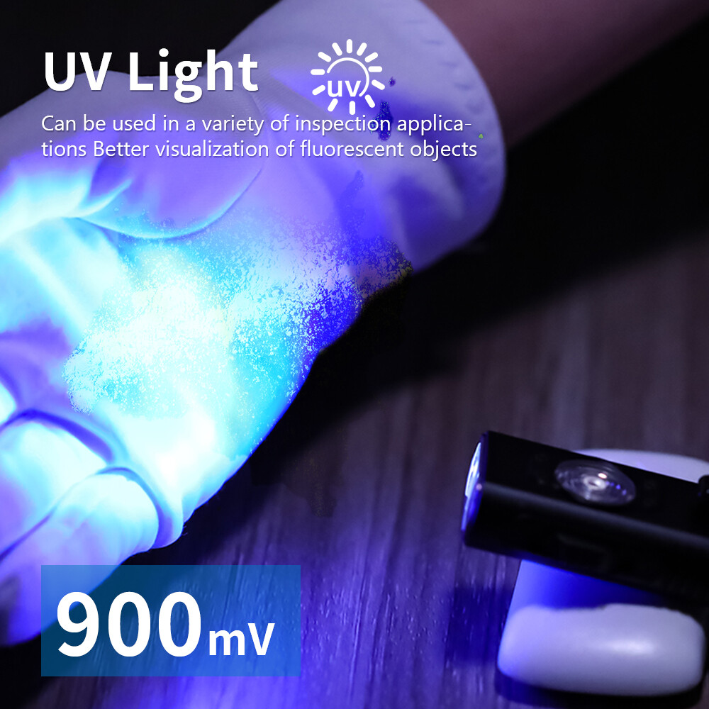 Trustfire Pro Flat EDC Flashlight Small Powerful with LED Light, UV, Green Laser