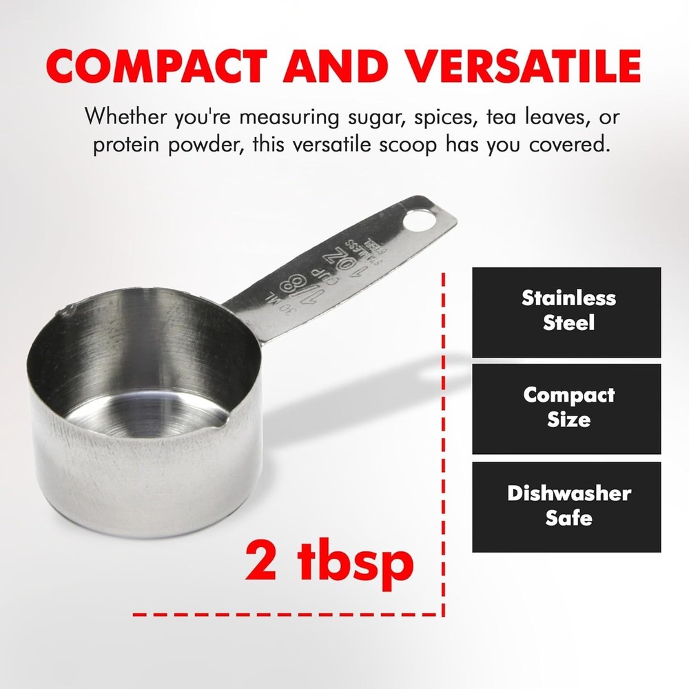 Versatile Coffee Measurer with 4-Inch Design for Quick Ingredient Scoops