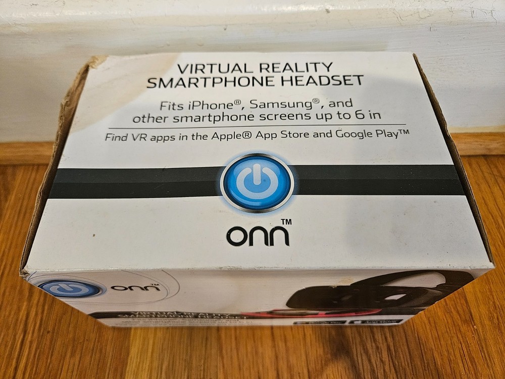 Onn Virtual Reality Smartphone Headset Fits Samsung, iPhone, Android