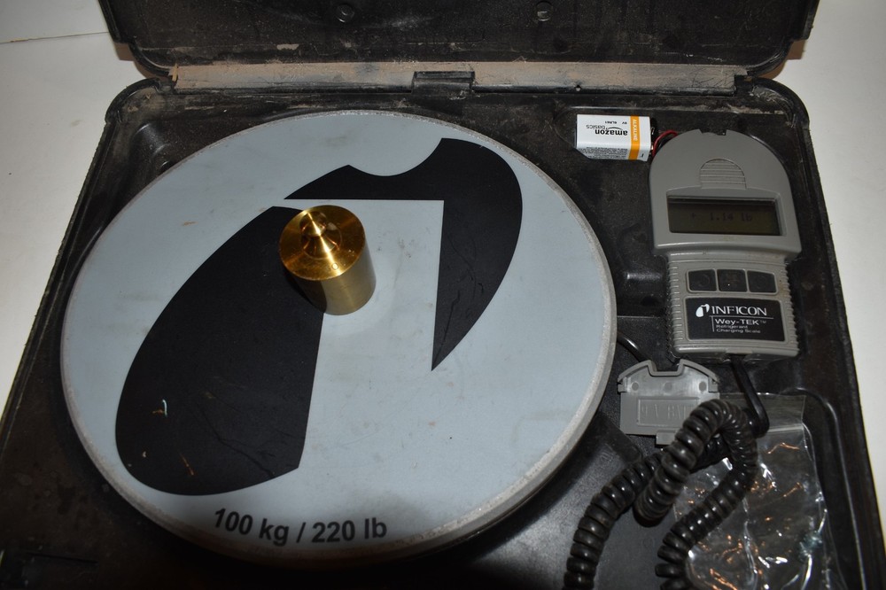 INFICON WEY-TEK REFRIGERANT CHARGING SCALE (MSL43)