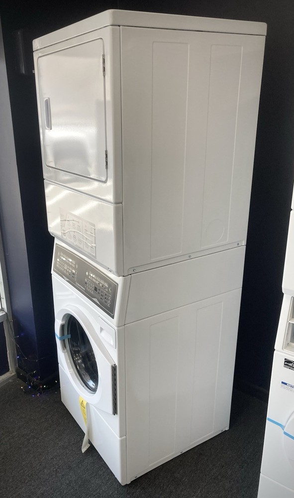Speed Queen SF7 Stacked Washer & Dryer Front-Loading Electric White