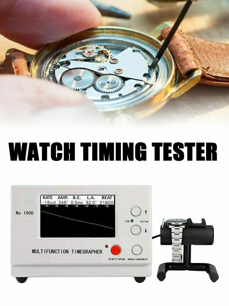 No.1900 Watch Timegrapher Multifunction Machine Timing Tester Tool Mechanical EF