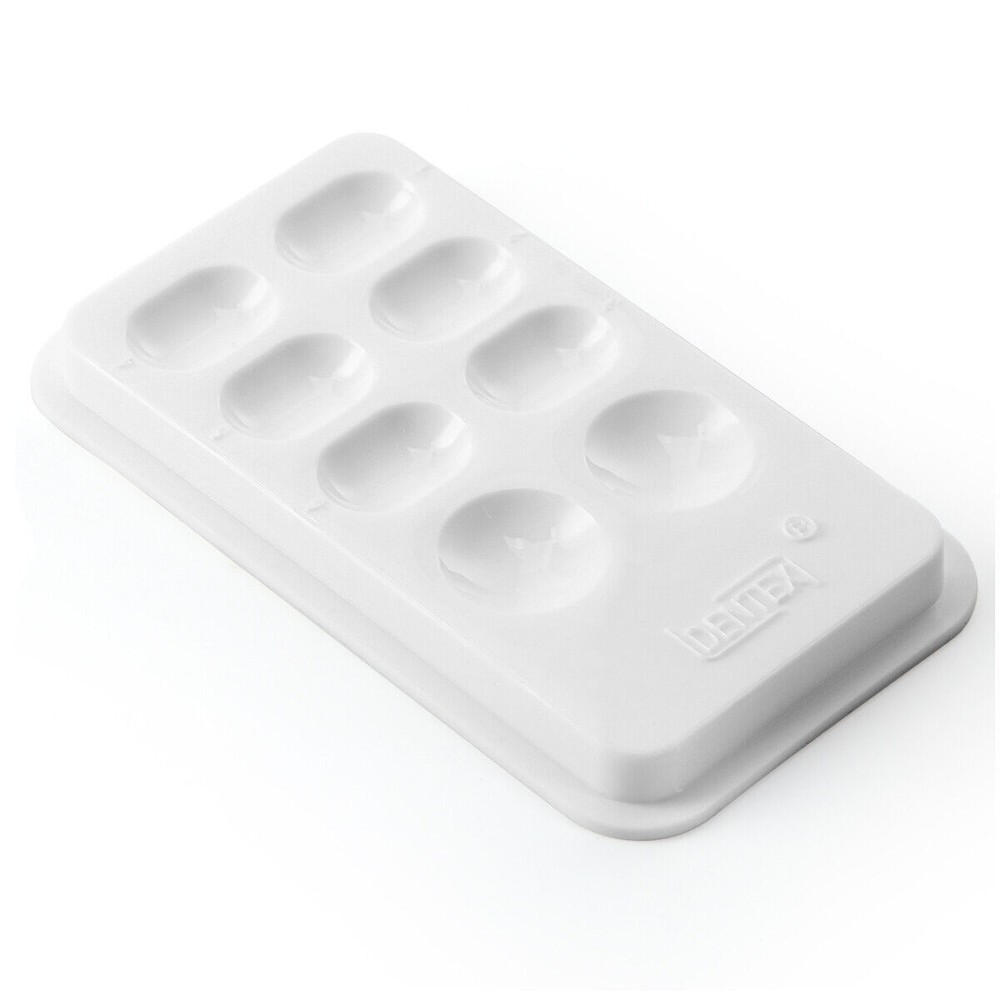 Dental Plastic 8Hole Shading Light Storage Box Tooth Veneer Patch Organizer Case