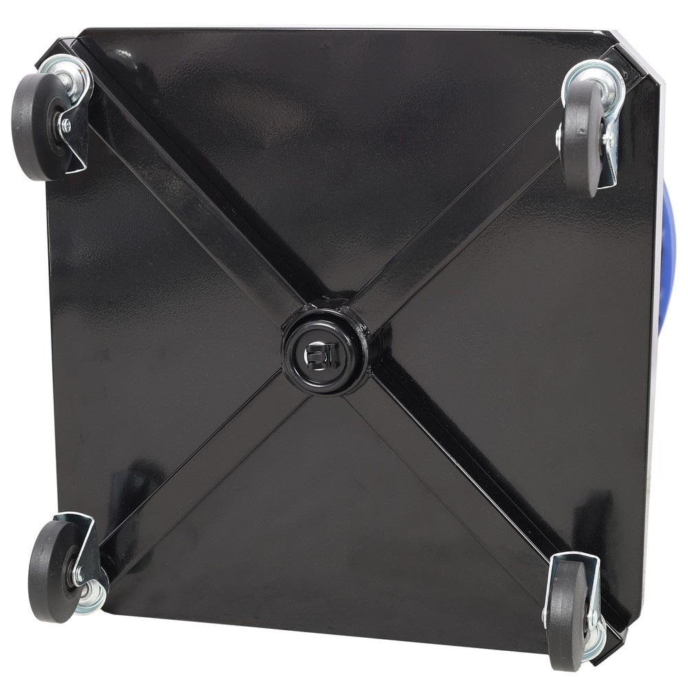 250LBS Rolling Pneumatic Creeper - Adjustable, Tool Tray