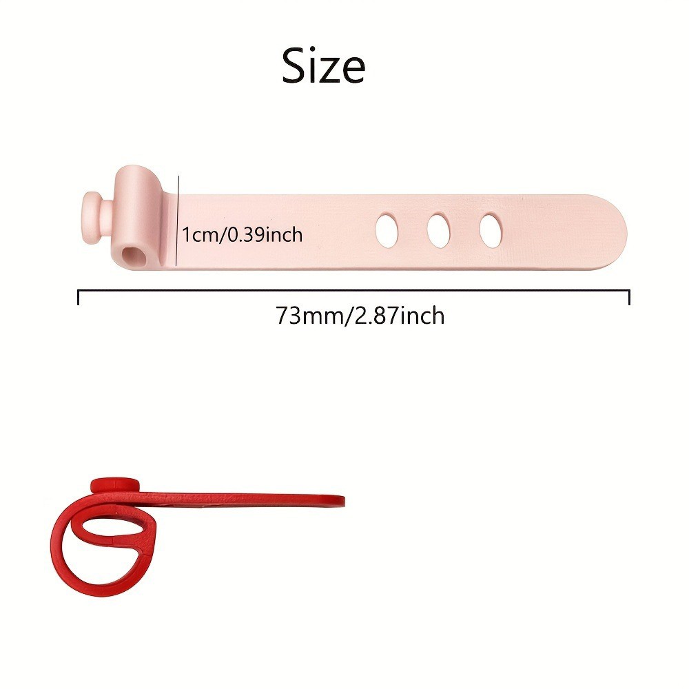 Functional Office Cord Straps with Adjustable Fit for Computer & Charger Cables