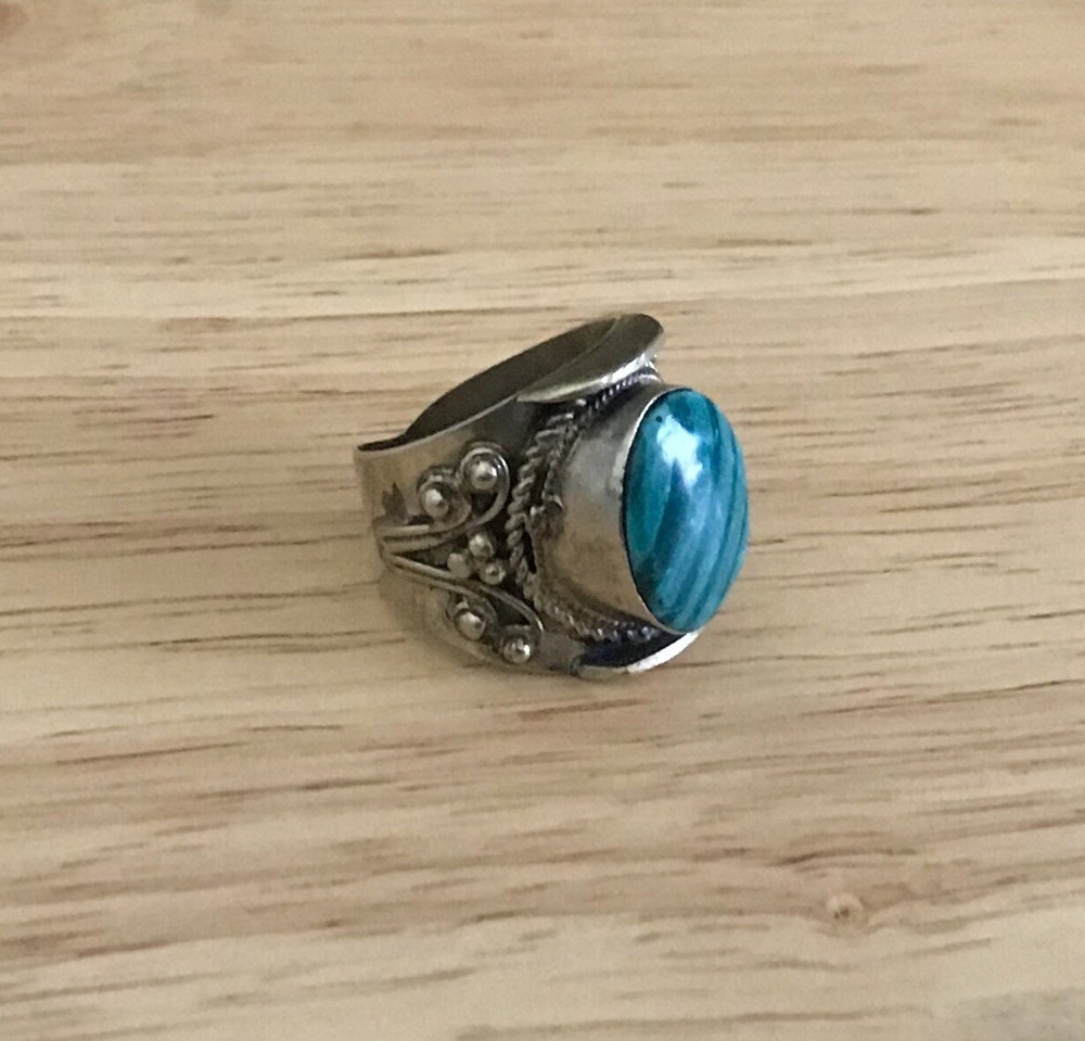 Tibetan Malachite Ring