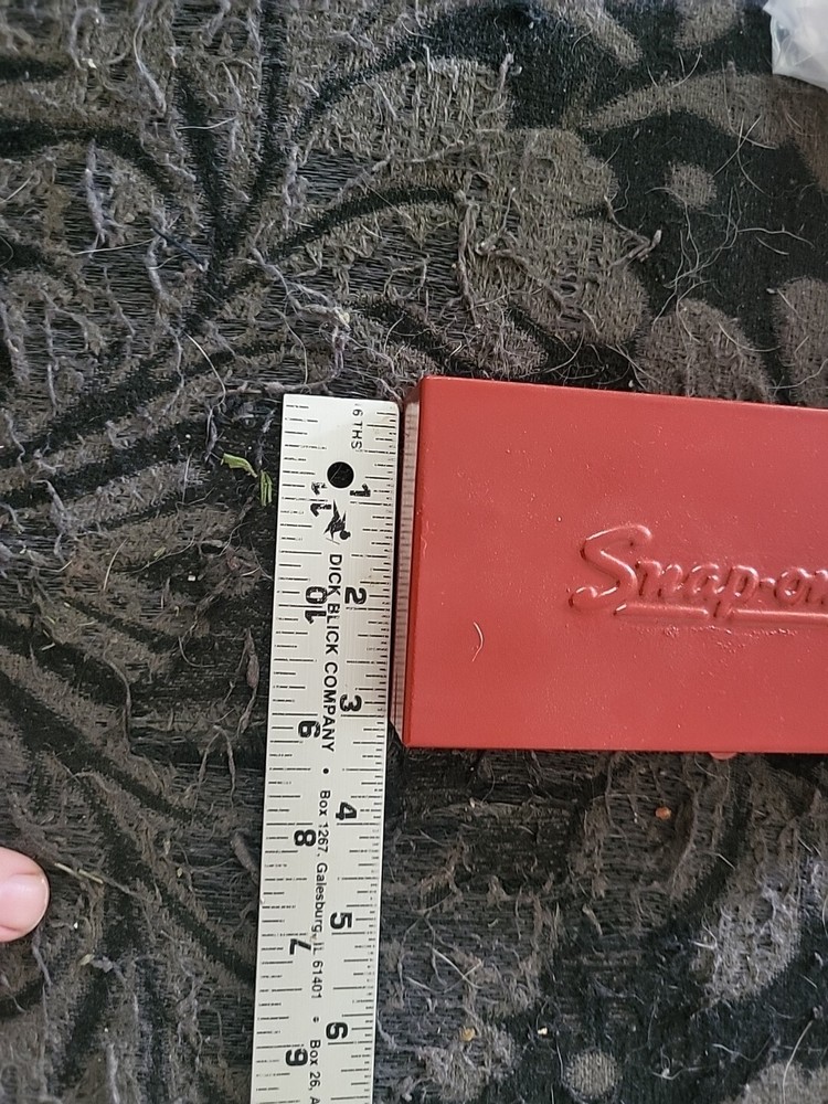Vintage Snap-On Midget Socket EMPTY Metal Box