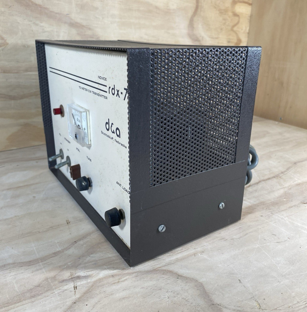 D&A rdx - 75 15 Meter Cw Transmitter Untested/ Turn On