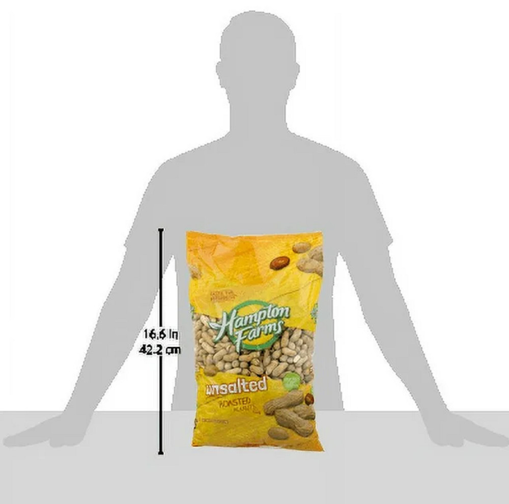 Hampton Farms Unsalted In-Shell Peanuts (5 lbs.)