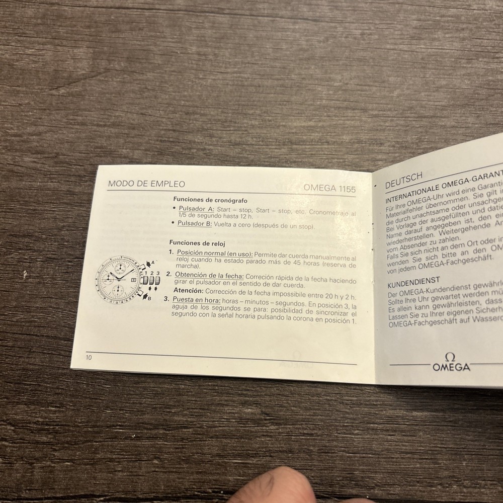 Omega World Service Booklet