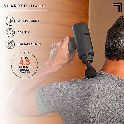 Sharper Image Powerboost® Deep Tissue Percussion Massager-New in Box
