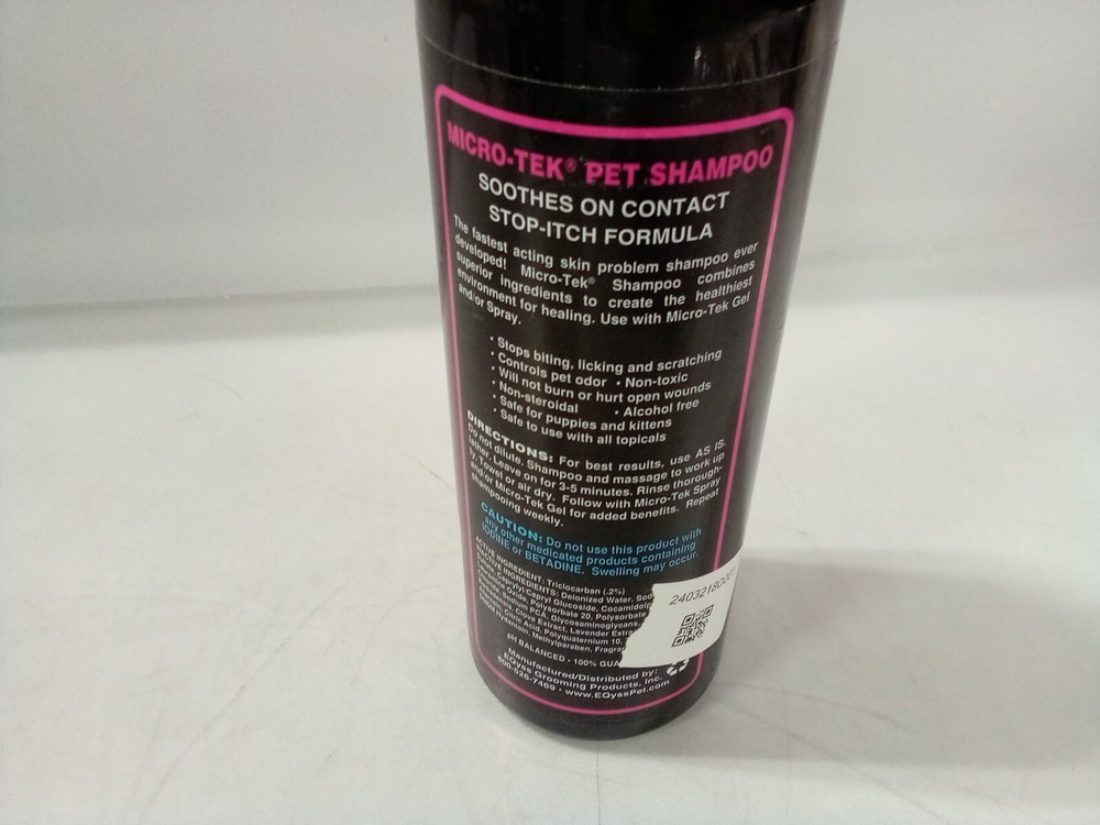 Micro-Tek Pet Shampoo 16 Oz By Eqyss