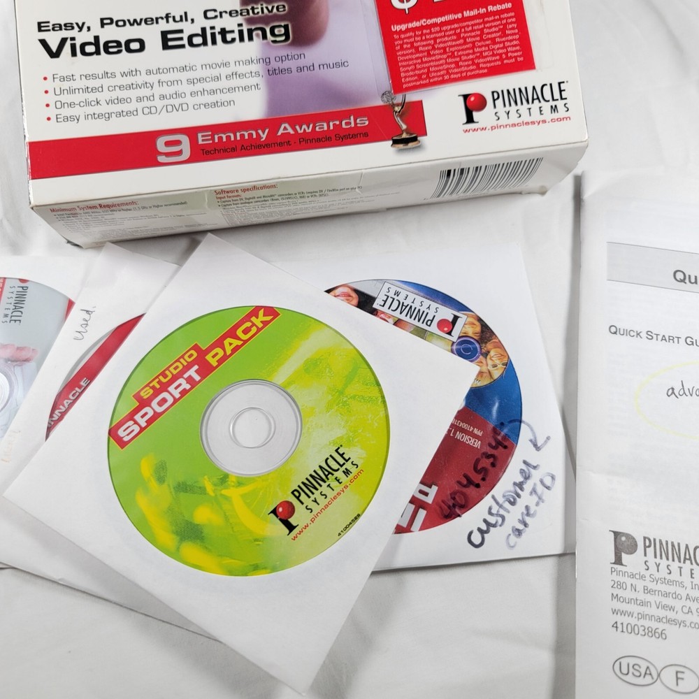 Pinnacle Studio AV/DV Version 9 Video Editing