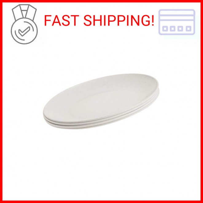 Nordic Ware Polypropylene Plates Microwave Serveware, 10", White