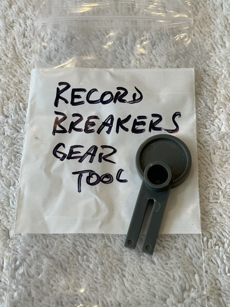 Vintage 1989 Hasbro Record Breakers Gear Tool,