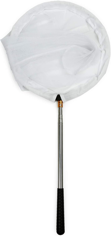 Insect and Butterfly Net, 14" Ring, 32" Net Depth, 59" Extendable Handle