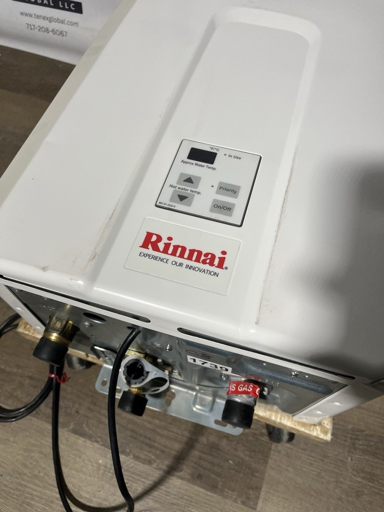 Rinnai V75iN Indoor Tankless Water Heater 180k BTU Natural Gas (C-8 #1739)