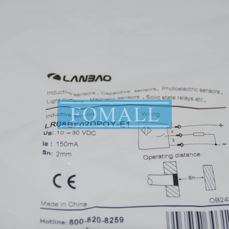 1Pcs New Proximity switch sensor LR08BF02DPOY-E1