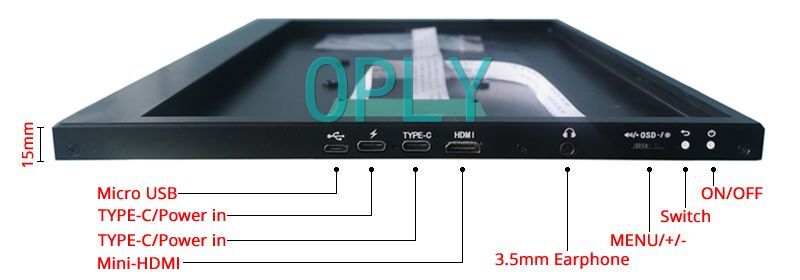 Type-C mini HDMI Controller Board with metal case for Ipad 4 A1458 A1459 A1460