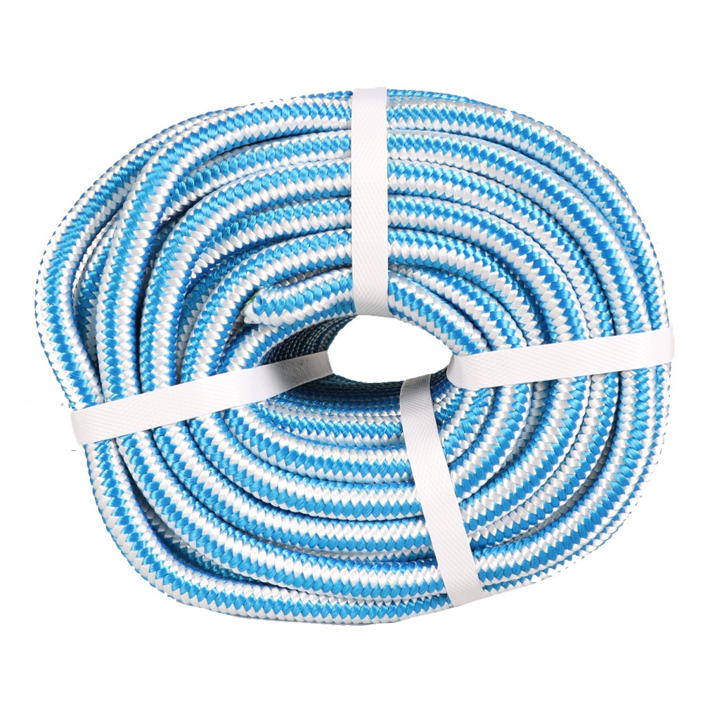 Braided Nylon Core Polyester Arborist Tree Rope 16 Strand 1/2" × 150'