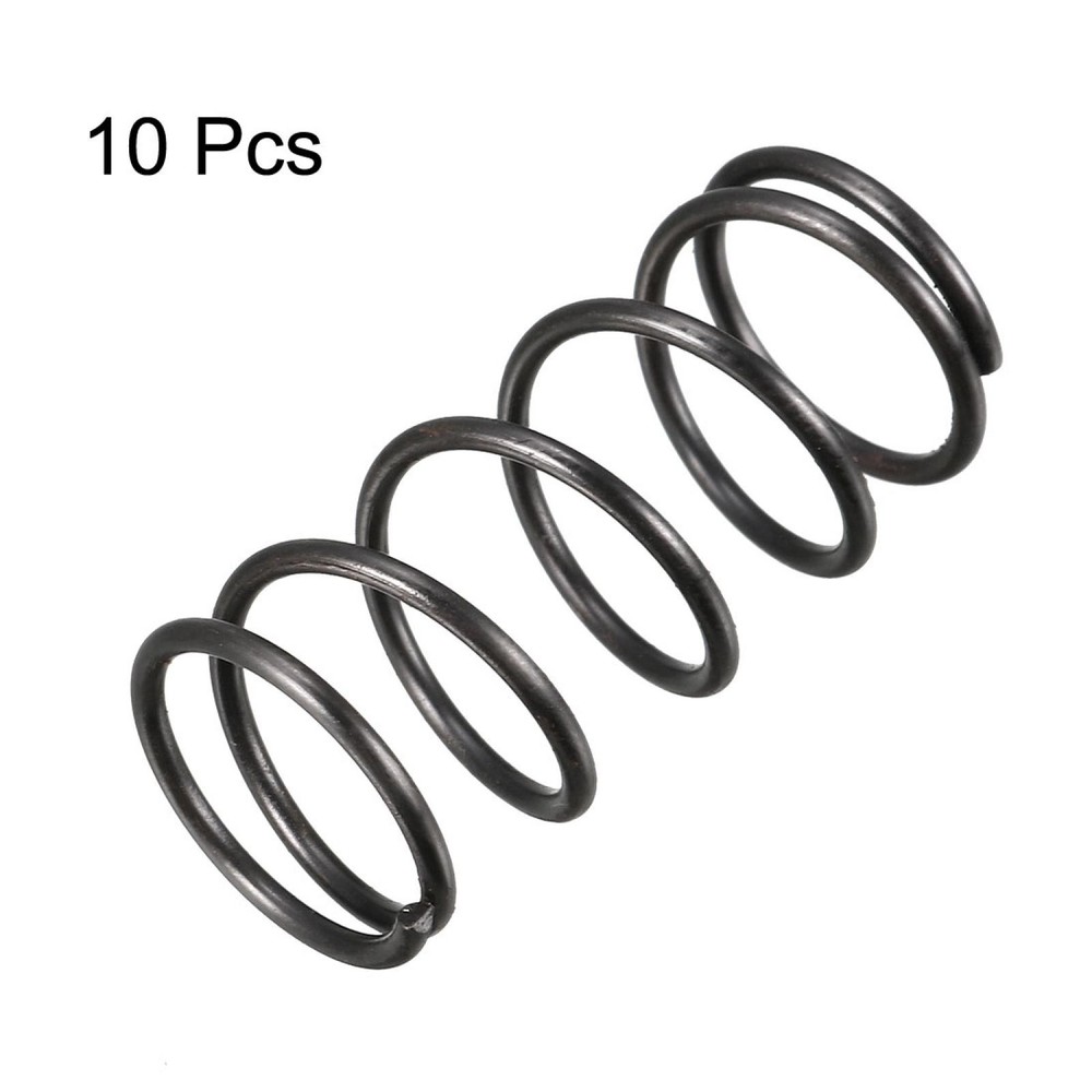 14mm Outer Diameter 1.2mm Wire Dia 30mm Long Compression Spring 10Pcs