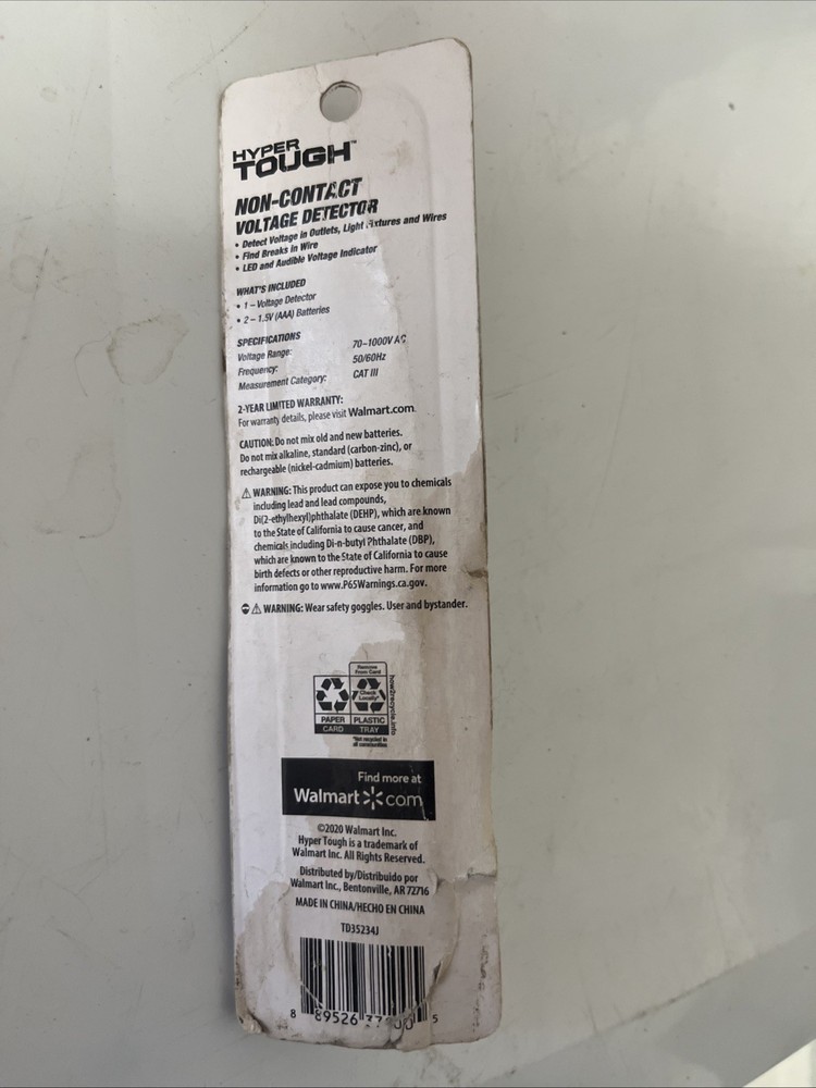 Hyper Tough Non-Contact Voltage Detector