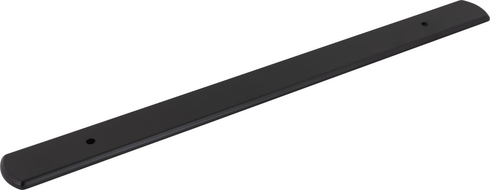 Top Knobs TK3277BLK Wescott Appliance Backplate 12" (c-c) Flat Black