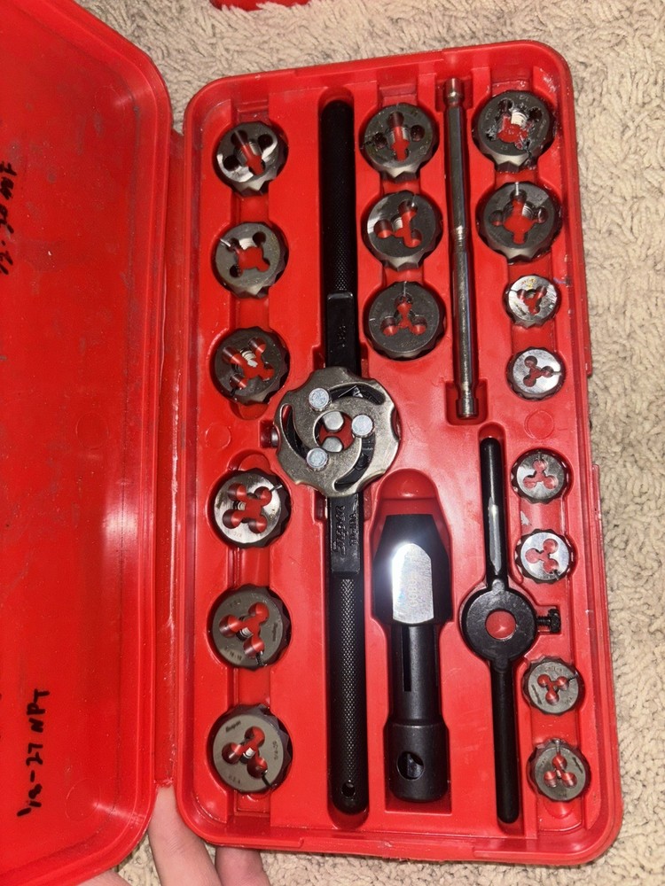 Snap-On TD-2425 Tap & Die Set with Double Hex Complete Set