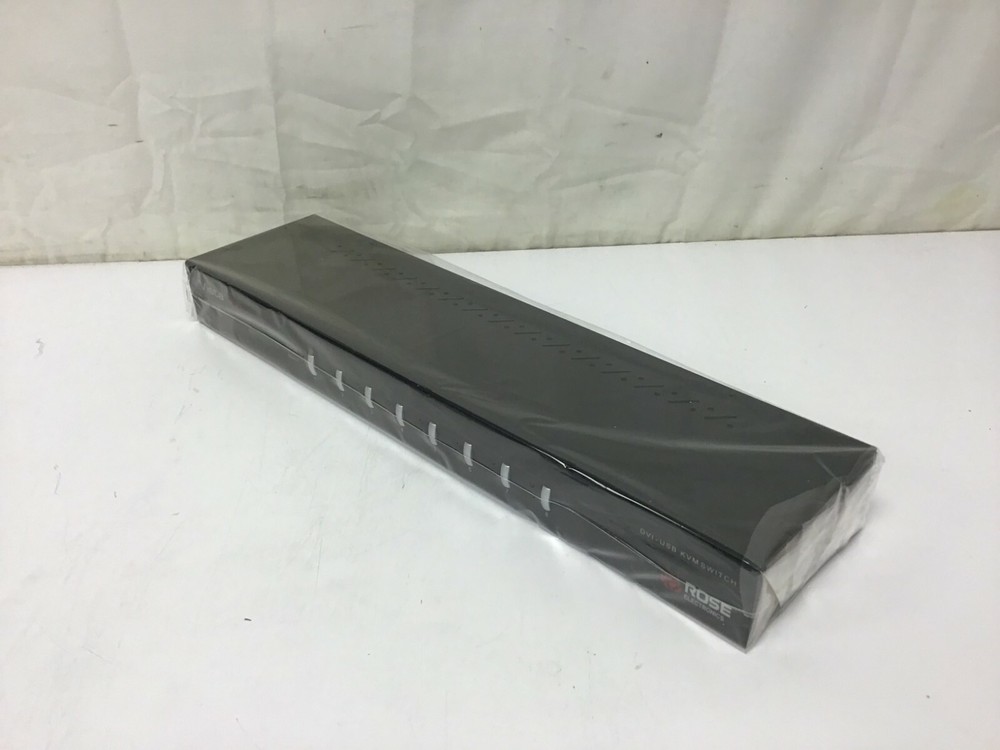 NEW Rose Electronics KVM-8TDVI/A1 1x8 DVI/USB Single-Link KVM Switch