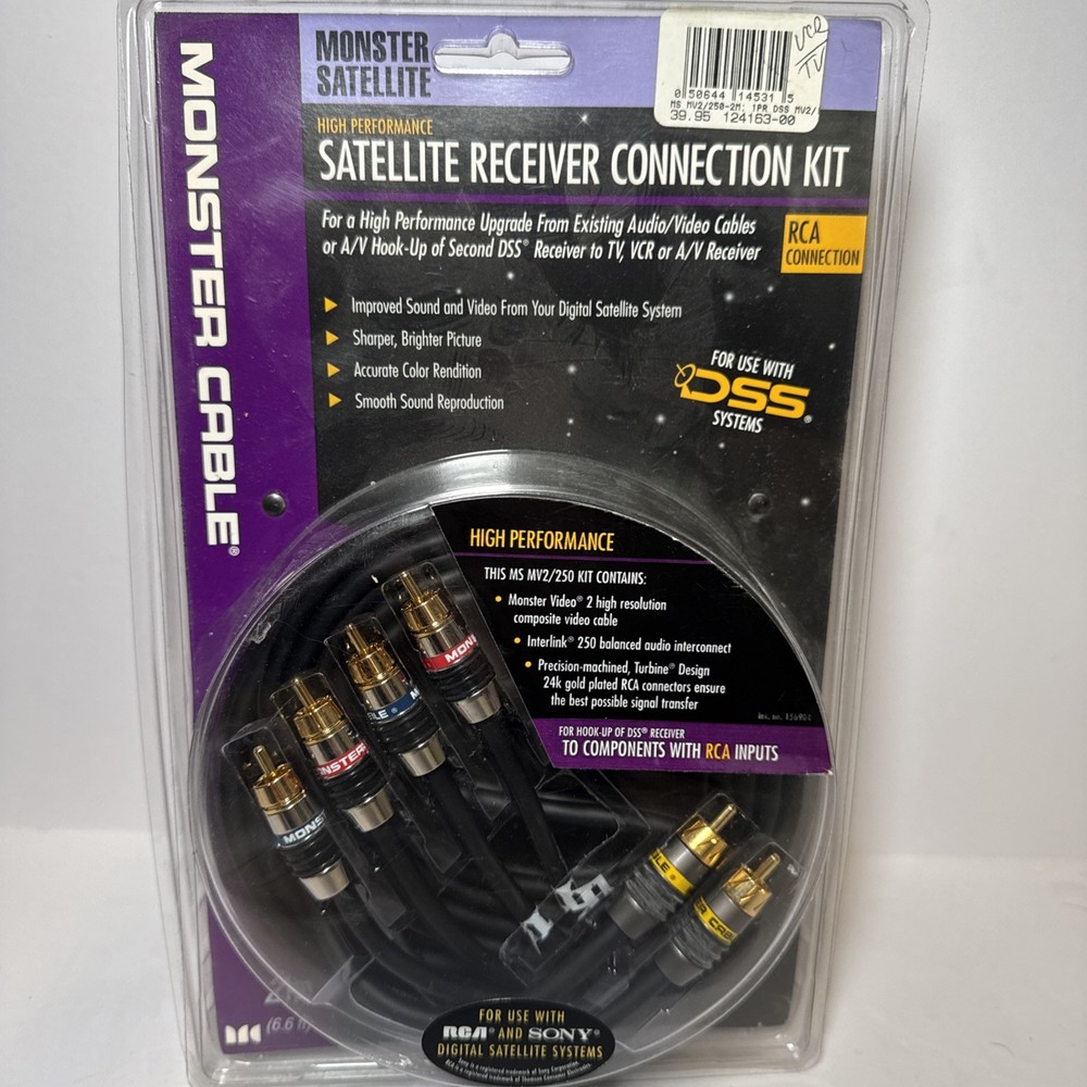 Monster Satellite high-performance receiver, connection kit