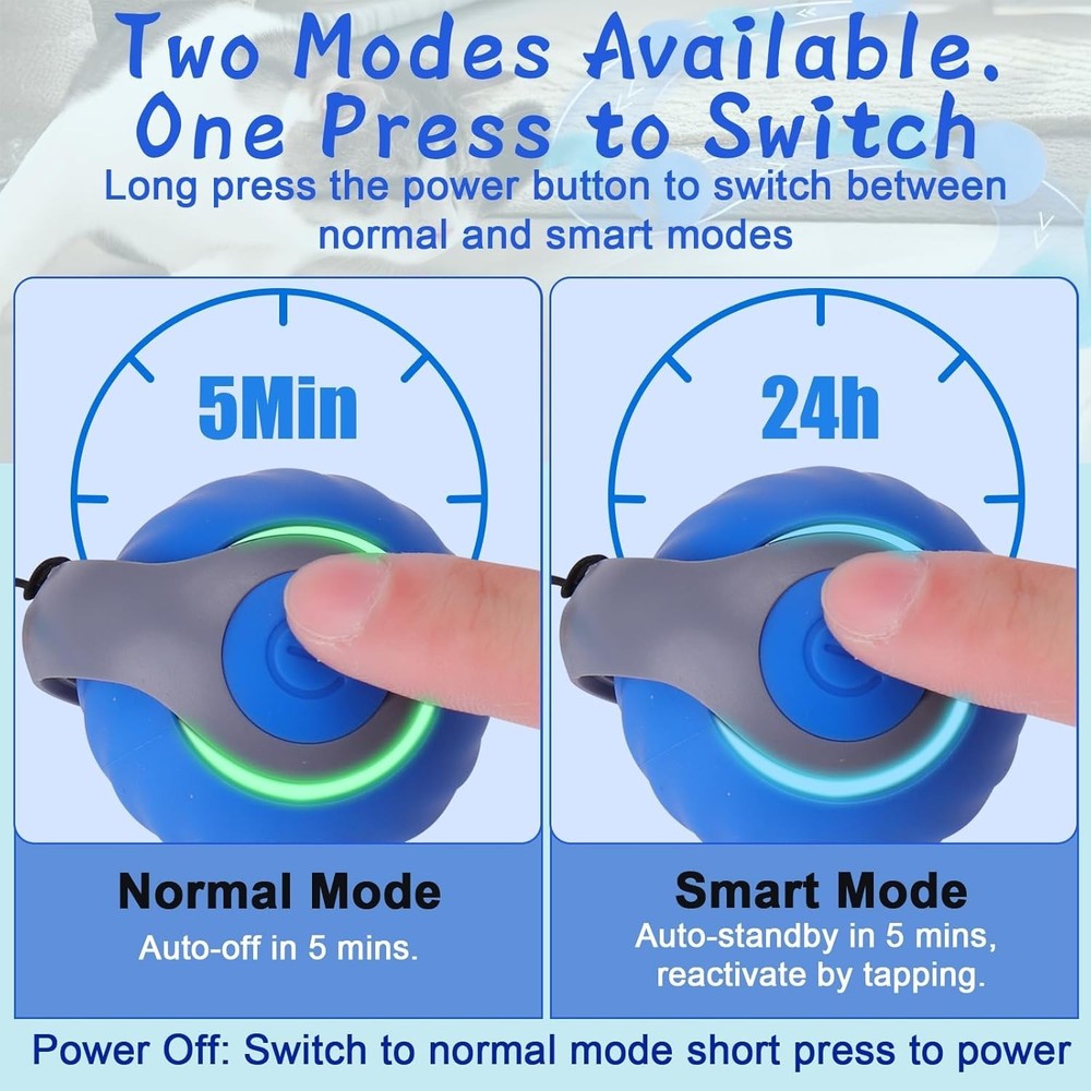 Interactive Cat Toy Ball - Automatic Interactive Cat Toys for Indoor Cats with 3
