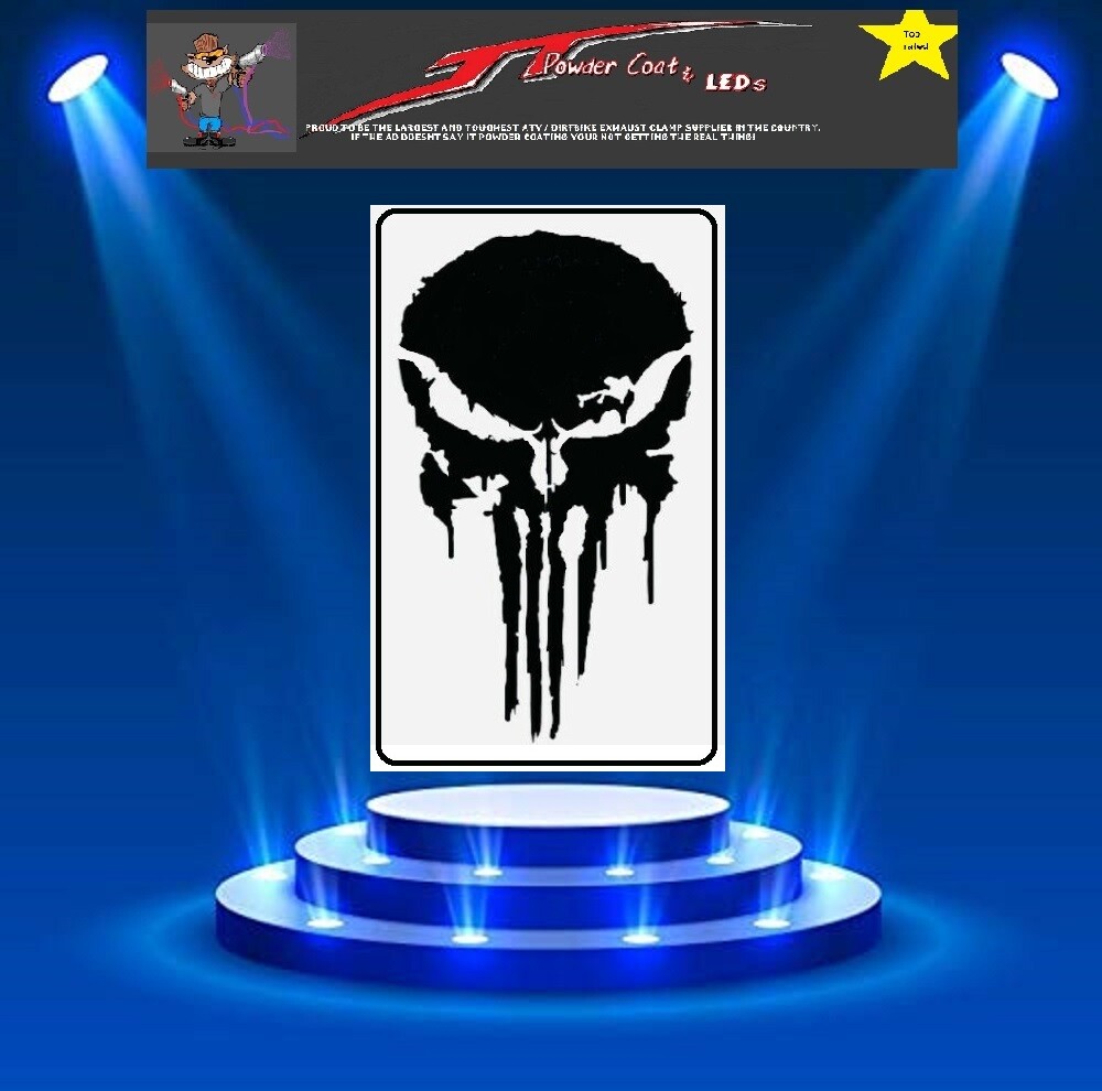 PUNISHER Stencil Template Airbrush Paint  # p6