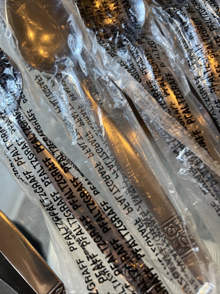 Haddon Hall MCM Modern Stainless Silverware Flatware Oval Soup Spoons Japan