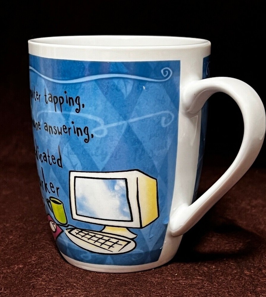 History & Heraldry First Class Office Worker Porcelain Coffee Tea Mug
