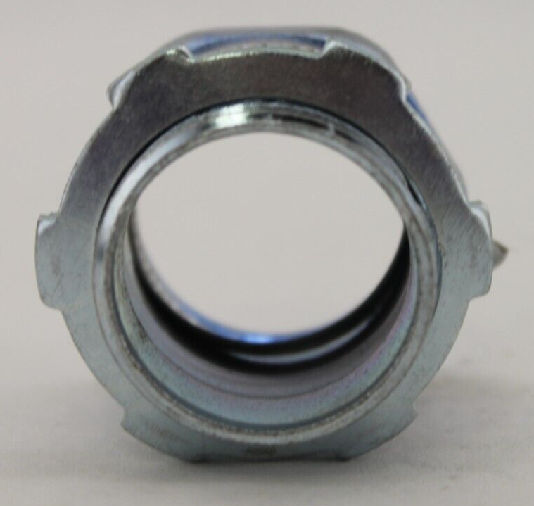 Halex 62511 Blue 1" Silver Compression Connector